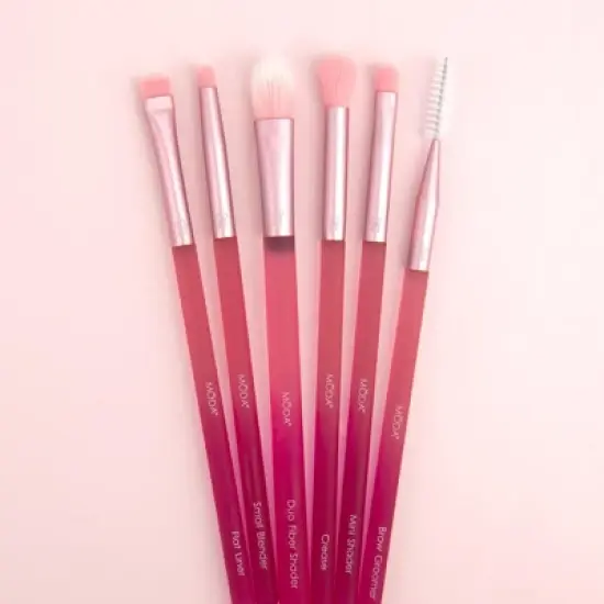 MODA Brush Hibiscus Hues Eye Makeup Brush Kit- 6pc image {5}