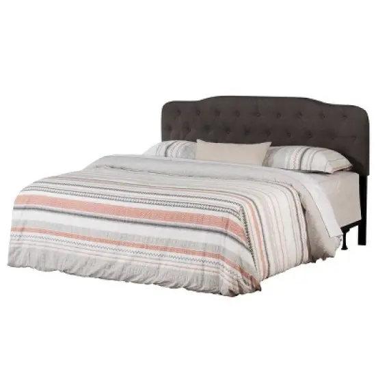 Nicole Upholstered Headboard Stone Fabric/Metal (Frame Not Included) - Hillsdale Furniture image {2}