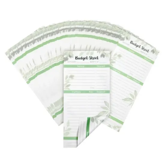 Paper Junkie 120 Pack Budget Sheets for Cash Envelopes, Account Expense Tracker Pages, 6.5 x 3.1 in image {7}