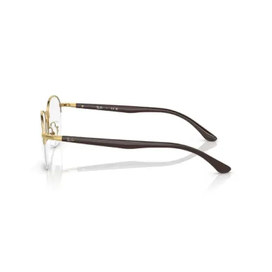 Ray-Ban RB6487 50mm Gender Neutral Square Eyeglasses - prescription-ready image {2}