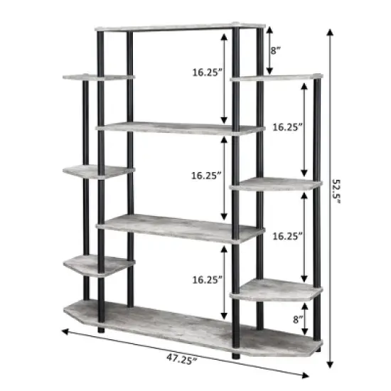 52.5" Designs2Go Wall Unit Bookshelf - Breighton Home image {3}
