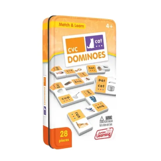 Junior Learning CVC Match & Learn Dominoes image {1}