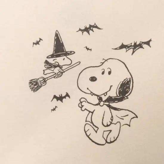 Men's Peanuts Halloween T-Shirt - Ivory image {2}