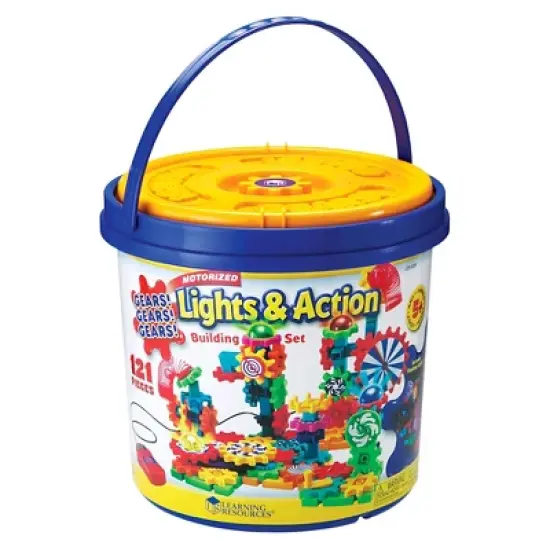 Learning Resources Gears Lights and Action Building Set image {4}