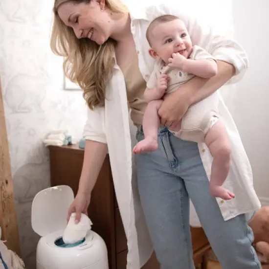 Diaper Genie Expressions Diaper Pail With Starter Refill image {1}