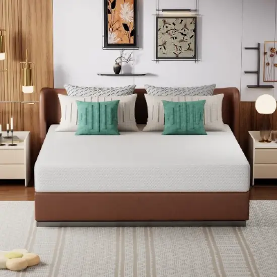 BestMassage 10 Inch Mattress Gel Memory Foam Mattress Medium Firmness Mattresses for Cool Sleep & Pressure Relief CertiPUR-US Certified image {8}