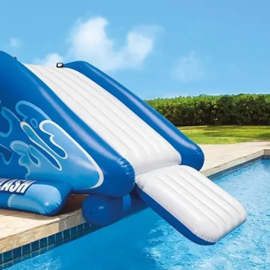 Intex Kool Splash Inflatable Pool Water Slide & Inflatable UFO Chair image {2}
