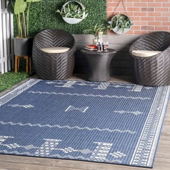 nuLOOM Lowen Global Indoor/Outdoor Area Rug image {1}