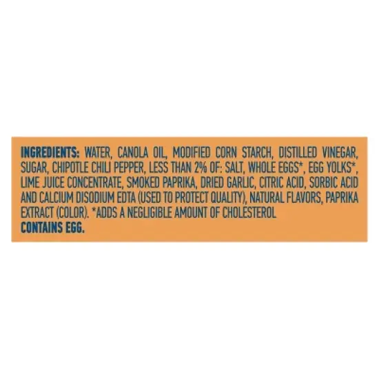 Hellman's Chipotle Mayonnaise Mild Spread & Dressing - 11.5oz image {7}