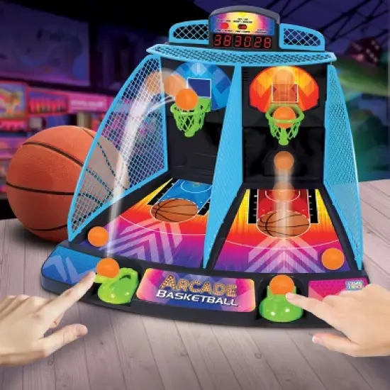 Game Zone Arcade Basketball Interactive Tabletop Multiplayer Game for Children ages 6 and older image {4}