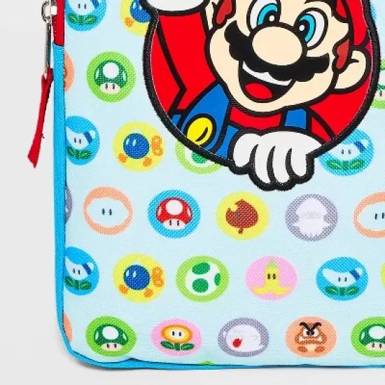 Kids' Super Mario Crossbody Bag Sling Pack - Blue image {3}
