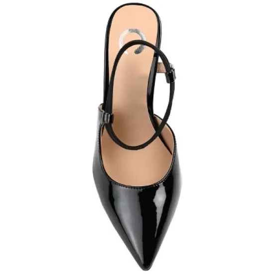 Journee Collection Womens Gracelle Pull On High Stiletto Pointed Toe Pumps image {3}