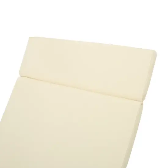 Christopher Knight Home Salem Outdoor Water Resistant Fabric Chaise Lounge Cushions (Set of 2) image {8}