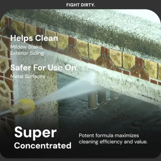 Sun Joe All-Purpose Pressure Washer Concentrated Cleaner and Degreaser Detergent for Wood, Brick, Tile, and Metal Surfaces, 1 Gallon, SPX-APC1G image {2}