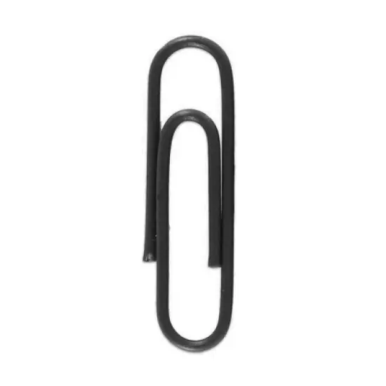 JAM Paper 1" 100pk Colorful Standard Paper Clips - Regular image {1}