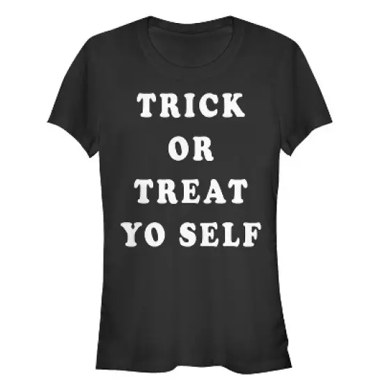 Junior's Lost Gods Halloween Trick Or Treat Yourself T-Shirt image {2}