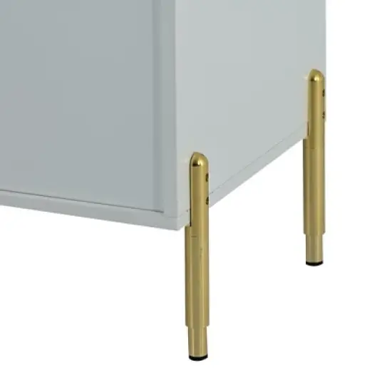 Modern Storage Cabinets with Acrylic Doors and Adjustable Shelves-ModernLuxe image {12}