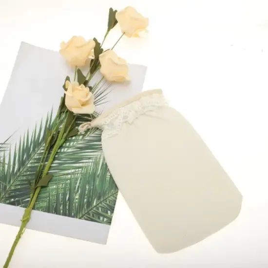 Unique Bargains Shower Gloves 8.86"x5.31" White 1 Pc image {5}