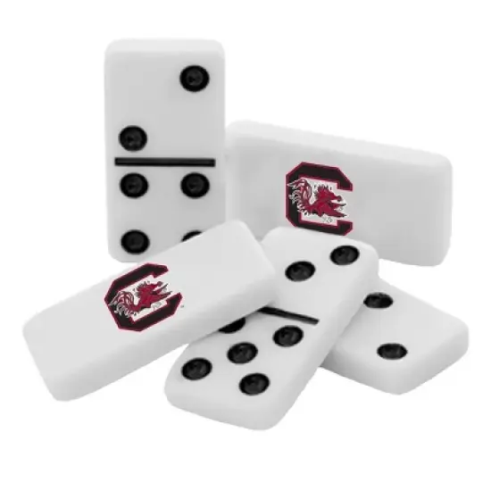 MasterPieces Officially Licensed NCAA South Carolina Gamecocks 28 Piece Dominoes Game for Adults image {2}