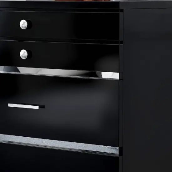 Garneta 5 Drawer Chest with Jewelry Drawers - HOMES: Inside + Out image {2}