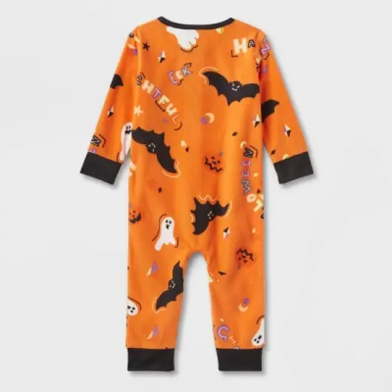 Baby Halloween Matching Family Pajama - Hyde & EEK! Boutique&trade; Orange image {1}