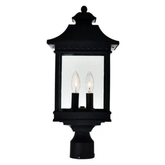 CWI Lighting,Cleveland 2 Light Black Outdoor Lantern Head image {3}
