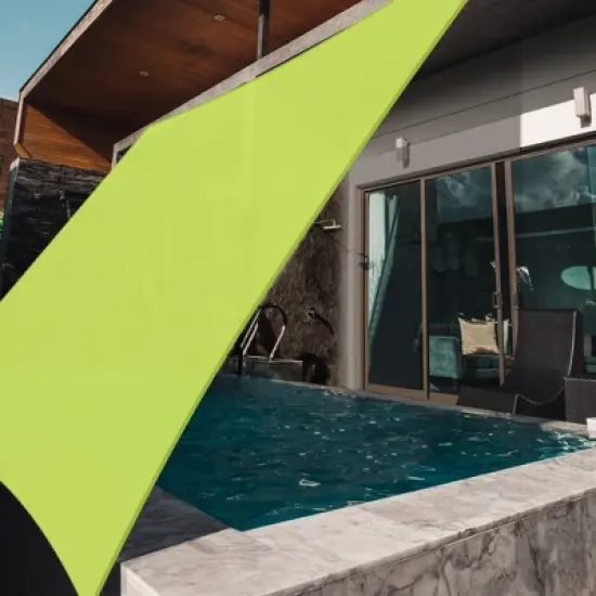 LAGarden 16x16FT Square Sun Shade Sail image {4}