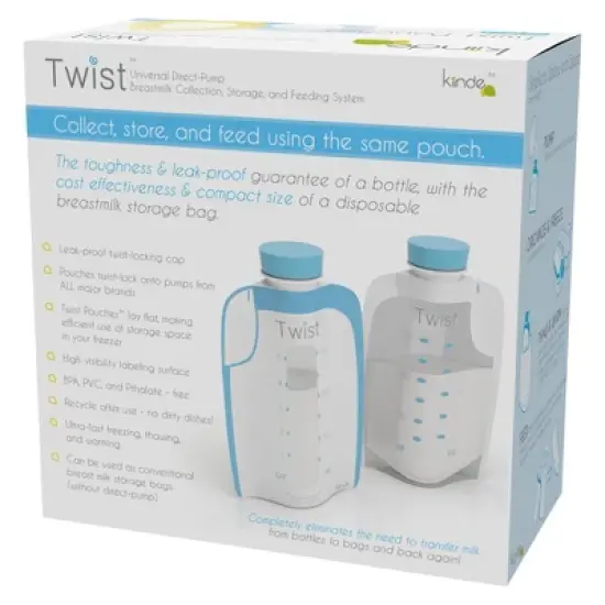 Kiinde 20ct Twist Breast Milk Storage Pouch image {6}