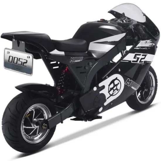 MotoTec 1000w 48v Electric Superbike Black image {2}