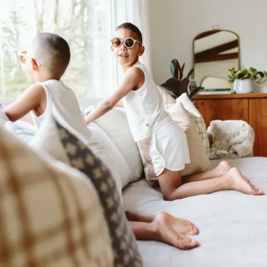 Goumikids Toddler Viscose + Organic Cotton Terry Shorts image {2}