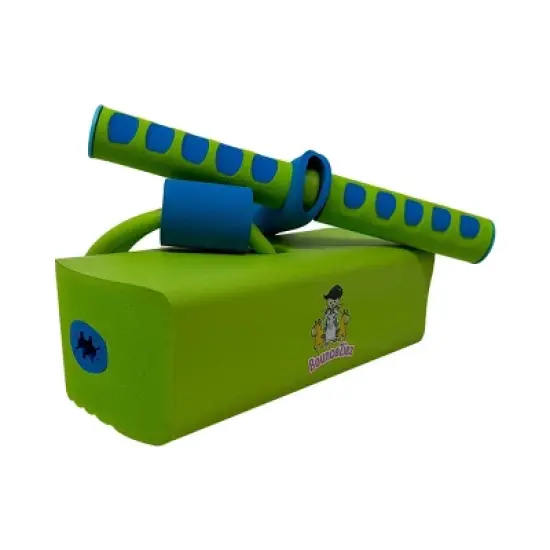 BounceZiez Hop & Squeak Pogo Hopper - Green/Blue image {2}