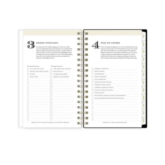 Day Designer 3.625"x6.125" 2025-2026 Weekly / Monthly Wirebound Planner Clear Cover Ophelia Floral image {8}