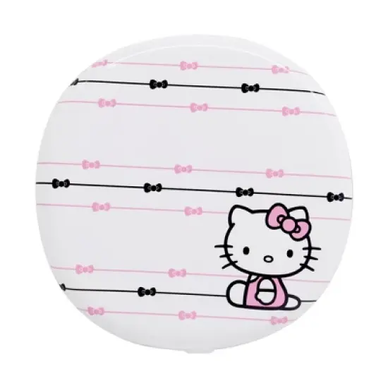 Impressions Vanity Hello Kitty&reg; "The Stripe" LED Compact Mirror image {5}