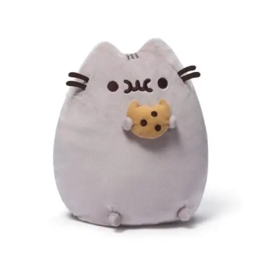 Enesco Pusheen the Cat with Cookie 9.5" Plush image {1}