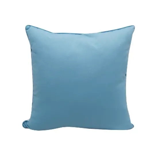 RightSide Designs Sea Glass Dolphin Indoor/Outdoor Throw Pillow image {2}