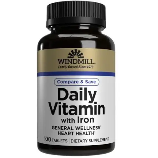 Windmill Daily Vitamin With Iron - 100 Ct image {3}