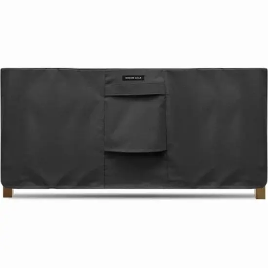 KHOMO GEAR Square Table Cover &ndash; Waterproof, Heavy-Duty Outdoor Furniture Cover in Black&ndash; Fits Patio Coffee, Side & Small Square Tables - 28x17x22 image {8}