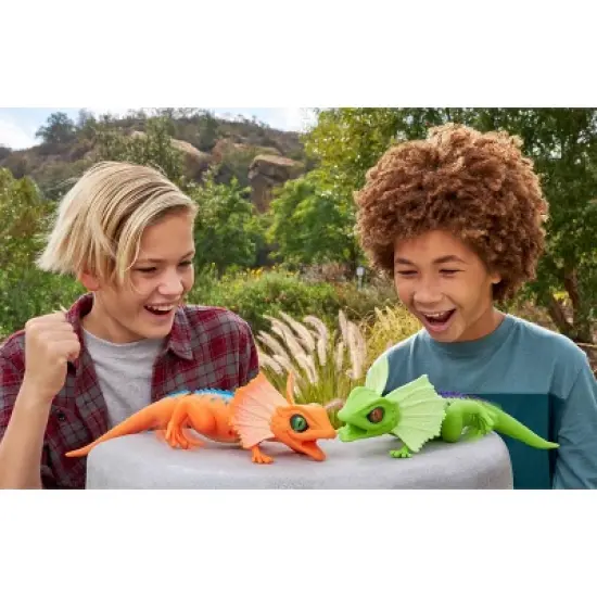 Robo Alive Robotic Orange  Lizard Toy by ZURU image {3}