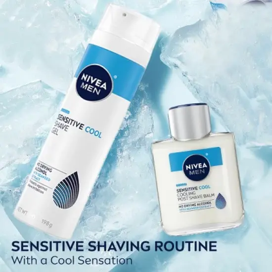 NIVEA Men Cooling Shave Gel for Sensitive Skin - 7oz image {9}