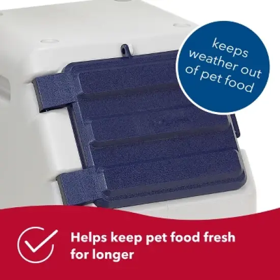 Coastal Pet Bergan Stack-n-Stor Food Storage - Beige and Navy image {4}