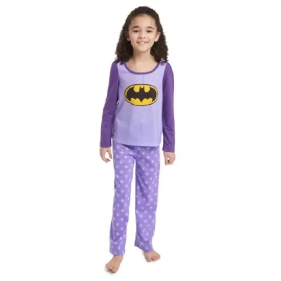 DC Comics Justice League Wonder Woman Girls Pajama Shirt and Pants Little Kid to Big Kid image {3}