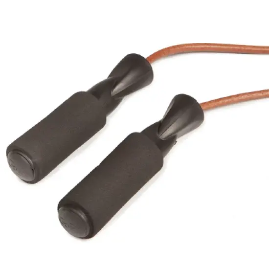GoFit Leather Jump Rope with Foam-Padded Handles image {1}