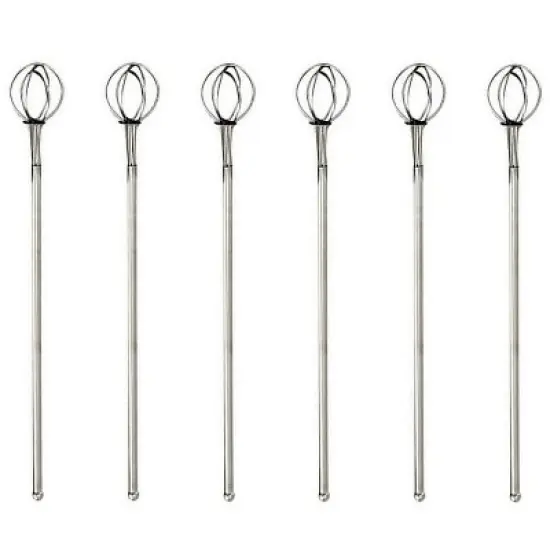 Norpro 8" Stainless Steel Cocktail Whisk - Bar Drink Stirring Mixing Stirrer image {4}