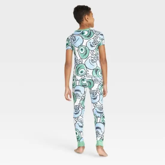 Boys' Disney Monster's Inc. 2pc Sleep Pajama Set - Green image {1}