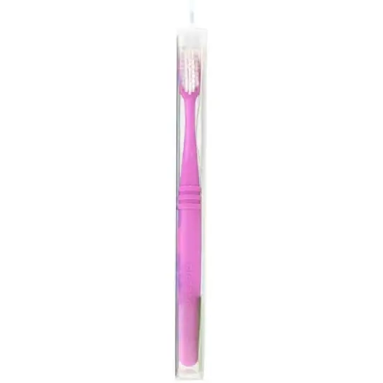 Preserve Medium Bristle Toothbrush Pink Travel Case - 6 ct image {3}