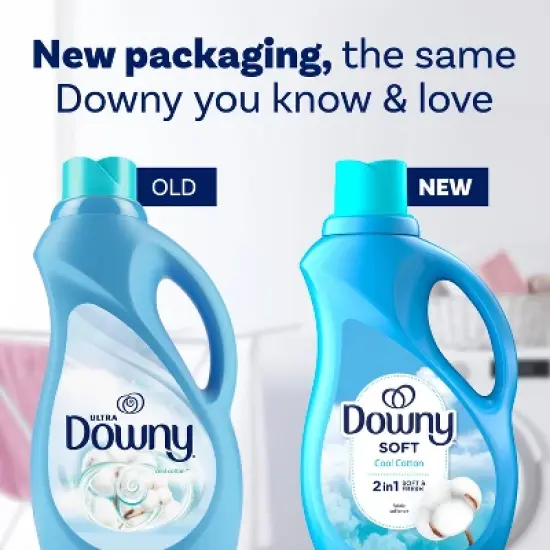 Downy Cool Cotton Ultra HE Compatible Liquid Fabric Softener image {2}