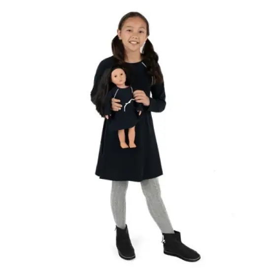 Leveret Girls and Doll Matching Drawstring Dress image {7}