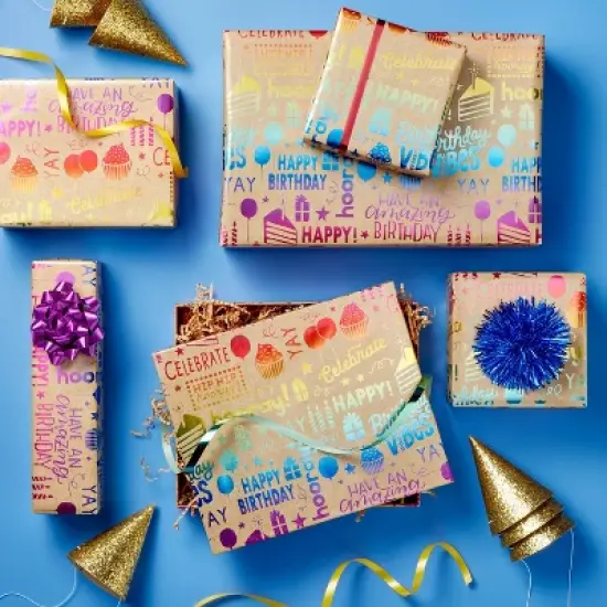 10ct 5" Glittered Party Hats Gold - Spritz&trade; image {1}