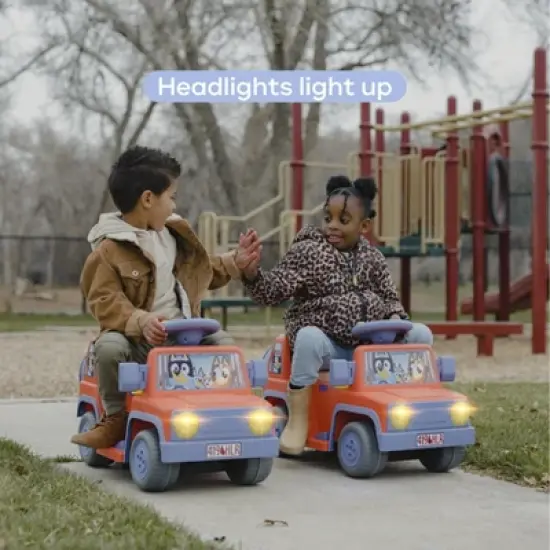 Bluey Ride On Car - Electric Car for Kids with Sound Effects & Music image {8}