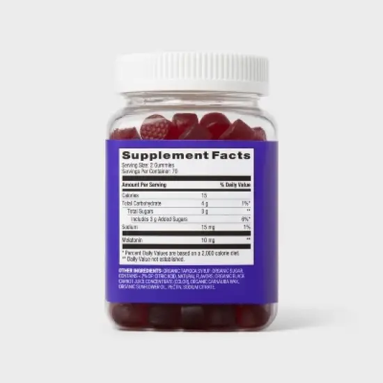 Adult Melatonin 10mg Gummies - 140ct - up&up&trade; image {2}